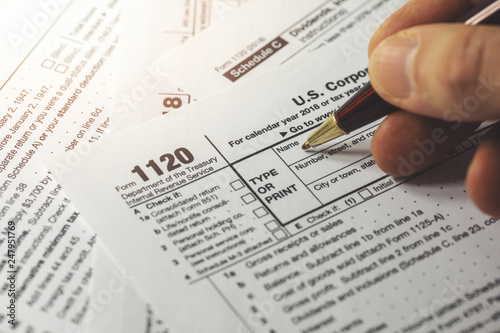 filing corporation income tax return form 1120
