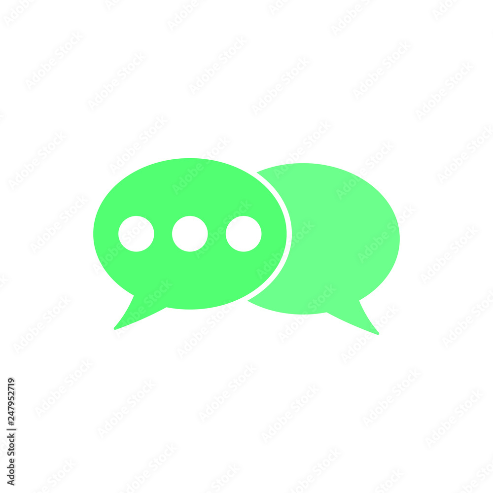 Speech bubble vector icon Speech bubble vector icon