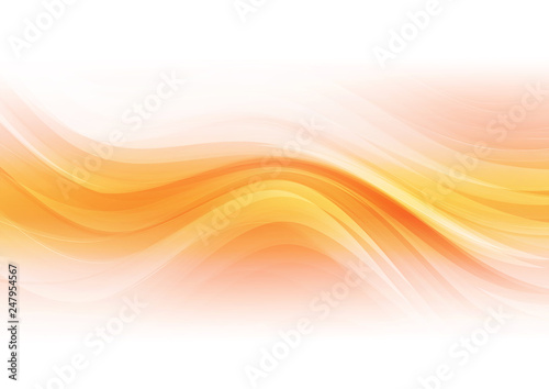 Abstract shapes on orange background