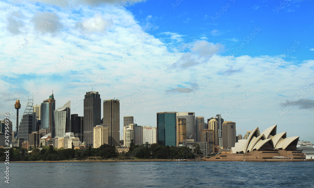 Sydney center Skyline Australia New South Wales