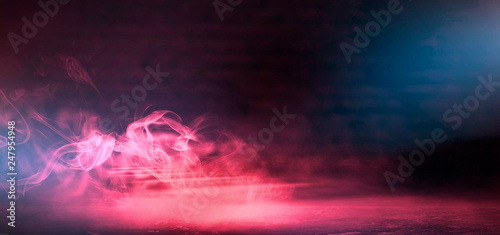 Red Smoke on a dark backgro...