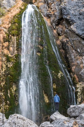 Grunas Waterfall in Theth  Albanian Alps