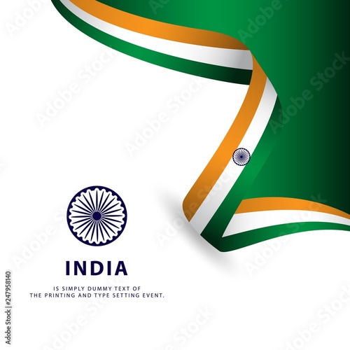 India Independence Day Vector Template Design Illustration