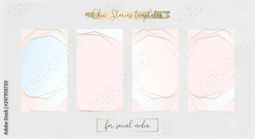 Editable Instgram Stories Social Media Trendy Templates