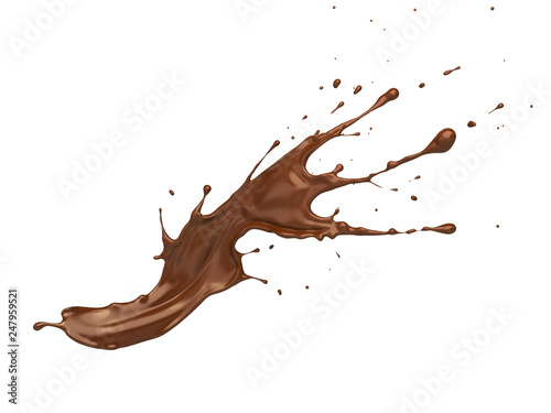 Splash of dark Chocolate.