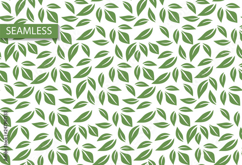 Retro leaf seamless vector pattern. Modern wallpaper design. Tile decor wallpaper. Organic texture. Ornament illustration. Summer vector seamless pattern. Decorative print.