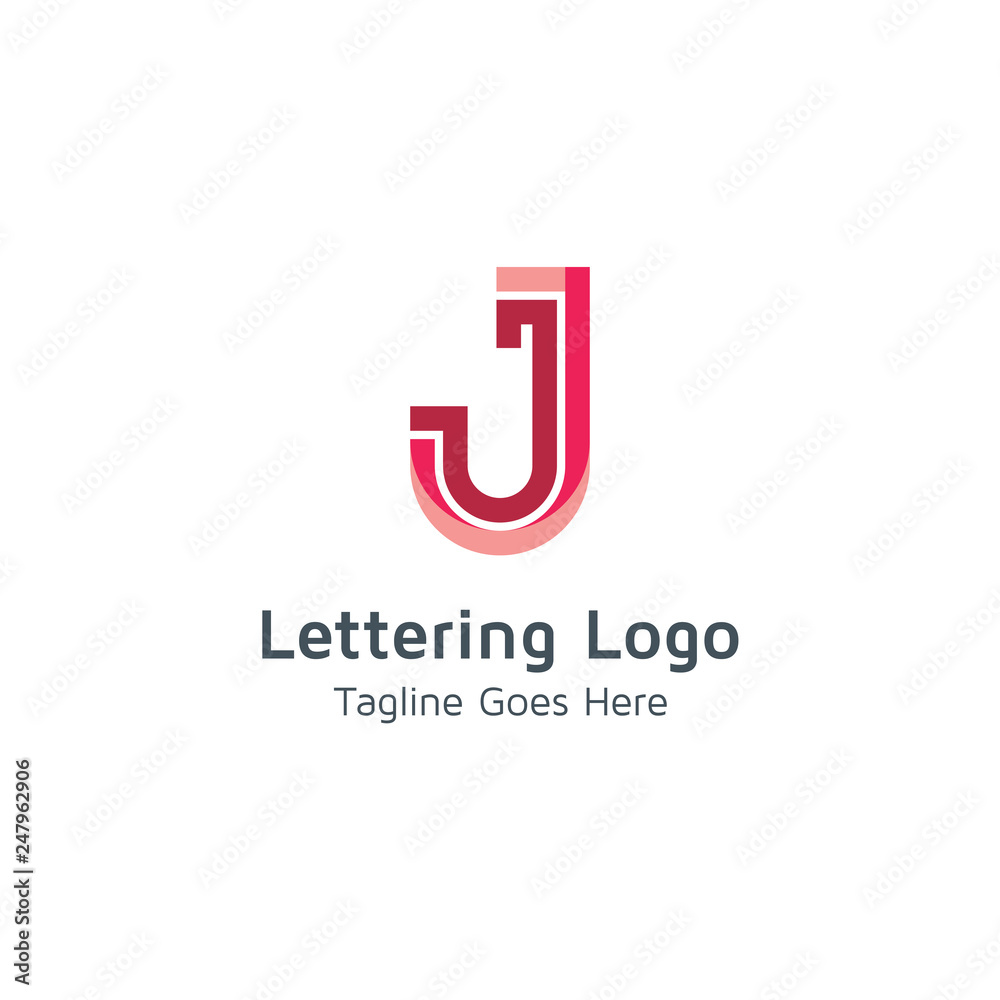 Lettering J Vector Lettering J Vector