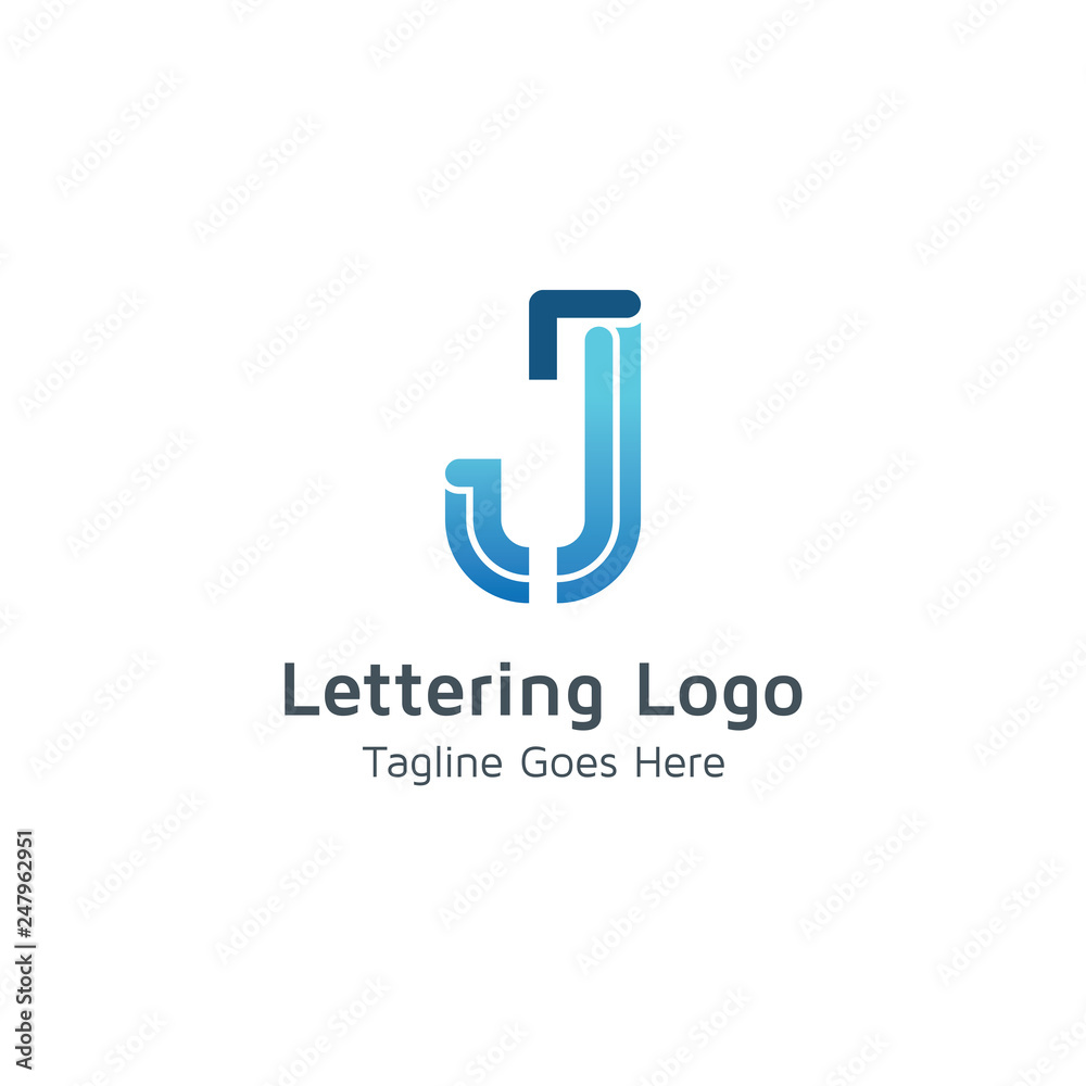 Lettering J Vector Lettering J Vector