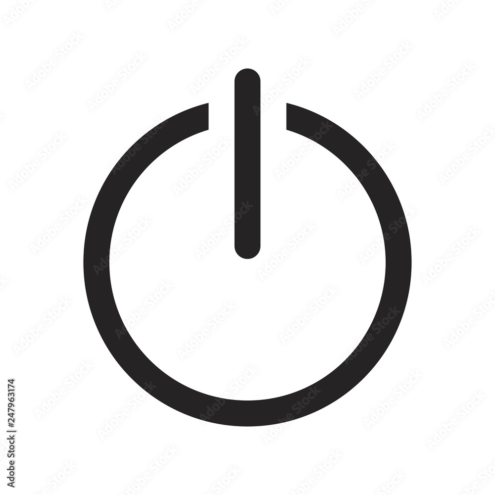 Power vector icon Power vector icon