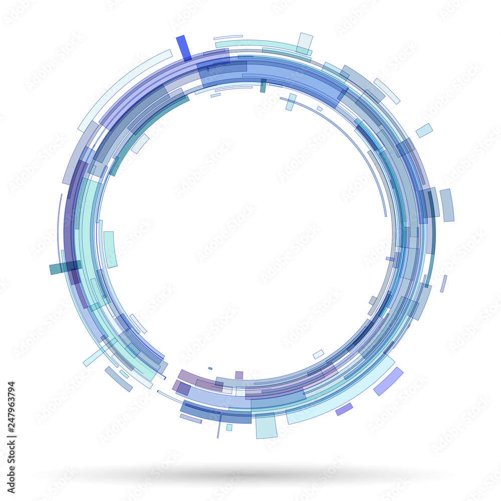 The abstract multicolor circle image . The abstract multicolor circle image .
