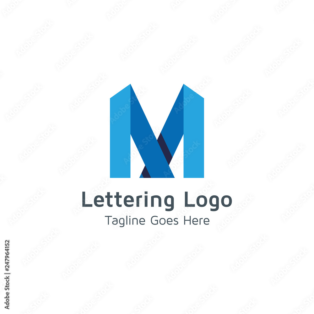 Lettering M Vector Lettering M Vector