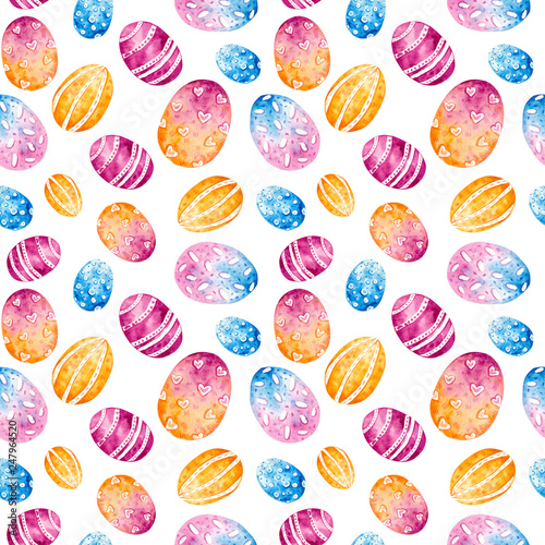 Watercolor seamless pattern