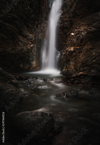 Millomeri waterfalls in Cyprus.
