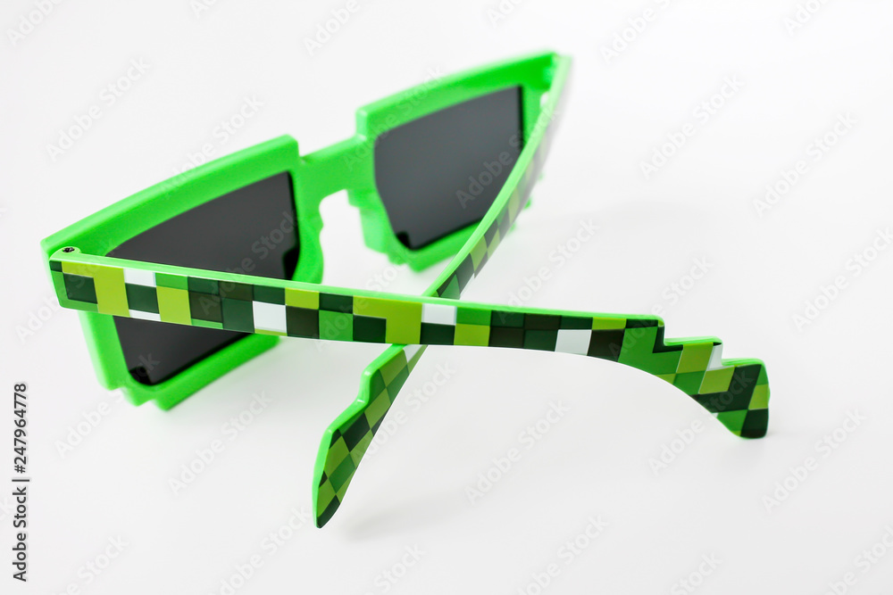 Obraz na płótnie Glasses minecraft