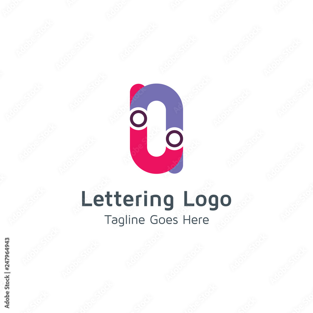 Lettering O Vector