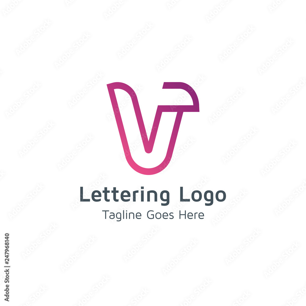 Lettering V Vector Lettering V Vector