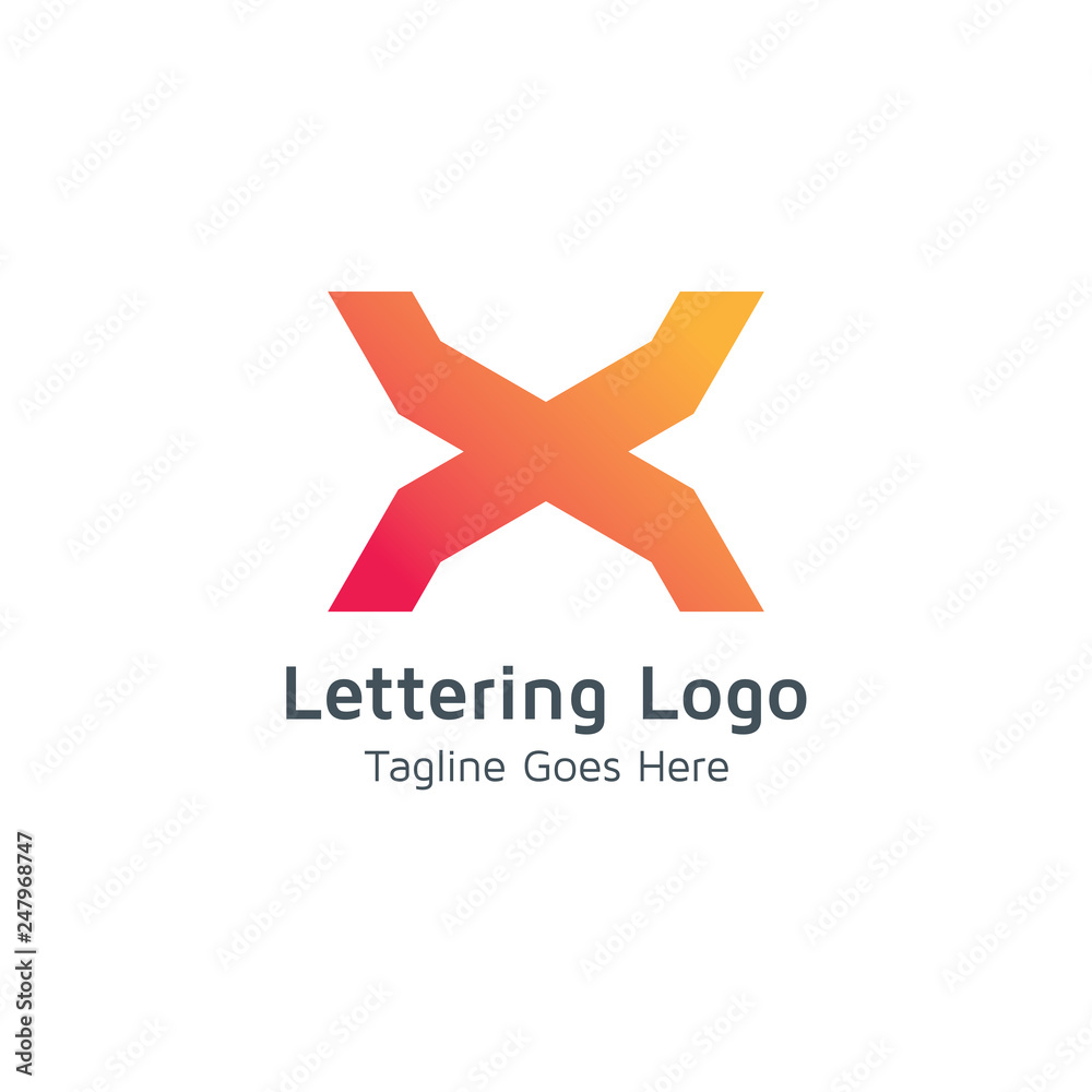 Lettering X Vector Lettering X Vector