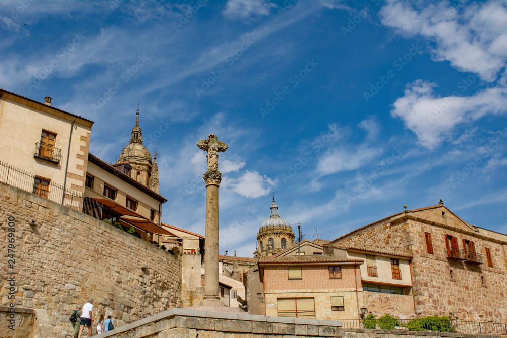  Ajusticiados cross in center historic of city of Salamanca