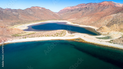 Aerial panoramics from Espiritu Santo Island, Baja California Sur, Mexico. © leonardogonzalez