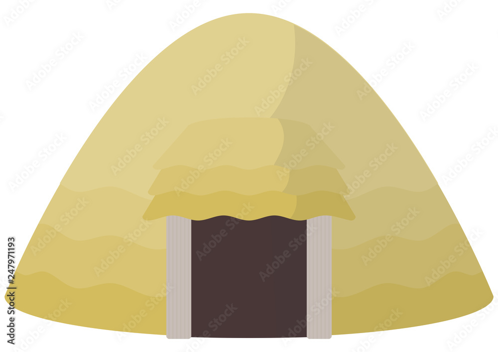 縄文時代 竪穴住居 Stock イラスト Adobe Stock