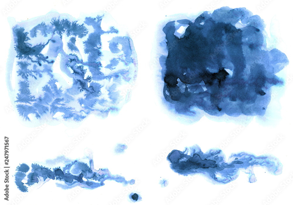 Obraz premium Handmade watercolor textures