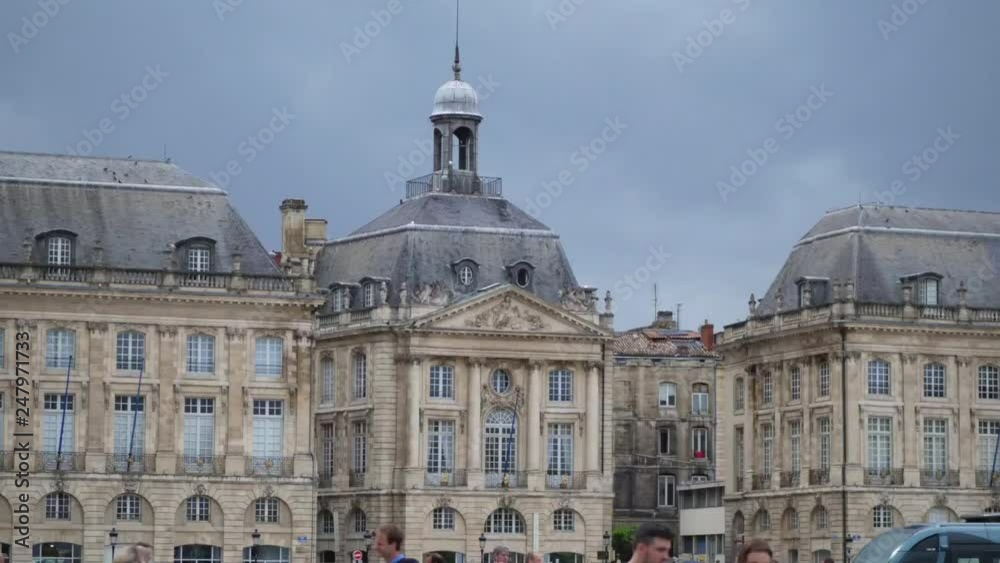 Bordeaux, France - Place de la Bourse, Hyperlaspe Bordeaux, France - Place de la Bourse, Hyperlaspe