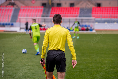 Side referee, soccer or football photo © kovop58