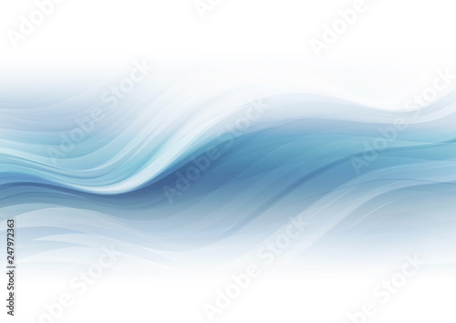 Abstract shapes on blue background © prettyboy80