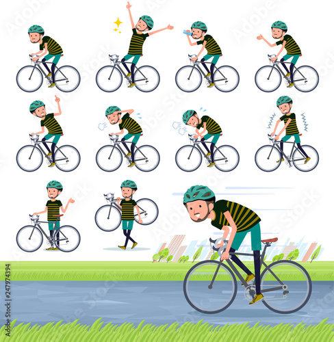 flat type Middle men sportswear_road bike