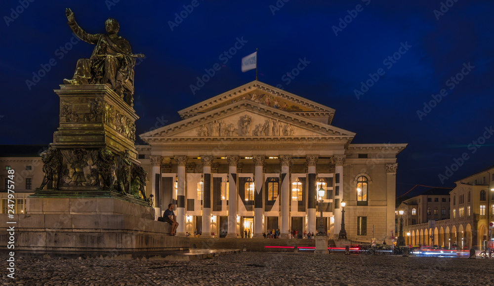 Oper München Nachtfotografie