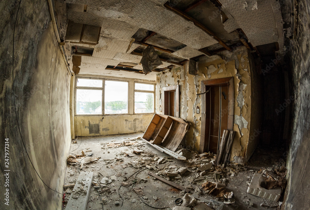 Obraz premium Abandoned architecture