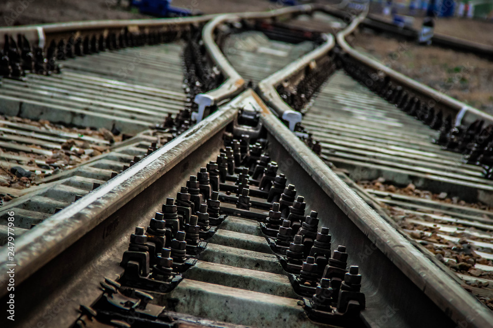 Railway, transport, rails Railway, transport, rails