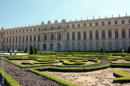 Sunny morning at the Palace of Versailles