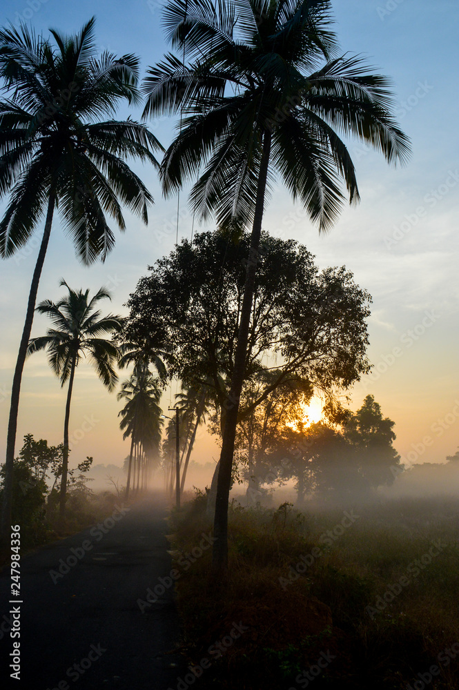 Sunrise in Gokarna, India