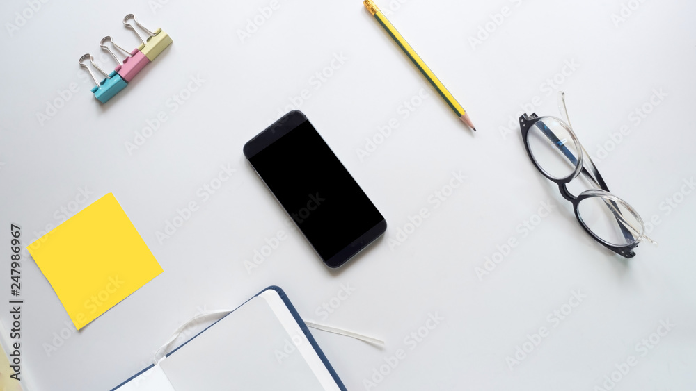 work space desk table with smart phone work space desk table with smart phone