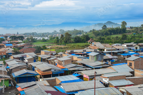 Wallpaper Mural Sinabung Sibayak active volcano mountain in Berastagi, Medan, North Sumatra, Indonesia Torontodigital.ca