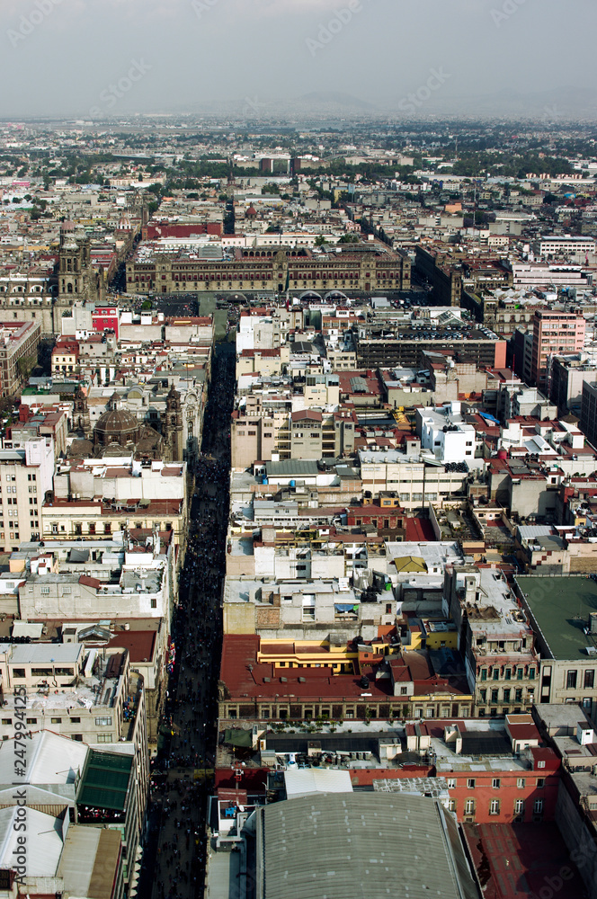 Mexico City Aerial View Stock Photo | Adobe Stock
