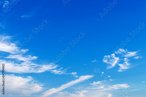 blue sky with clouds