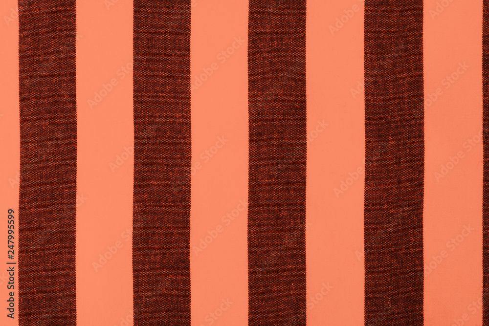 Fototapeta premium Texture of orange textile table napkin, closeup view