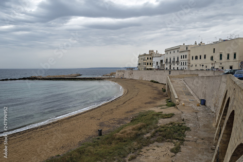 Italia Puglia Città di Gallipoli piccola spiaggia della purità © Cornelio