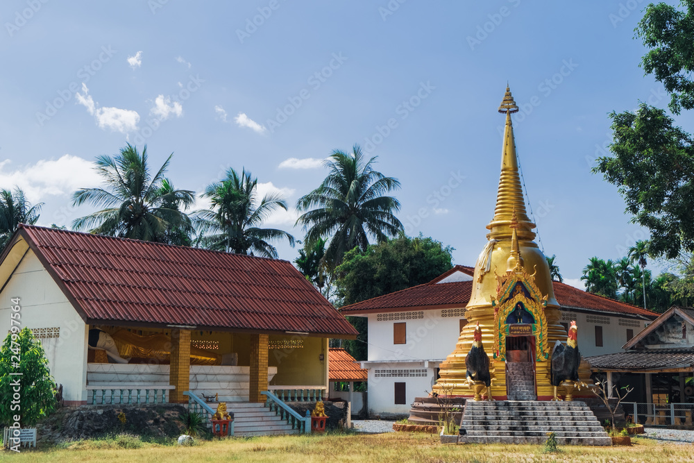 Wat Khuan Sai Ngam on Phet Kasem Road in Suk Samran District, Ranong, Thailand