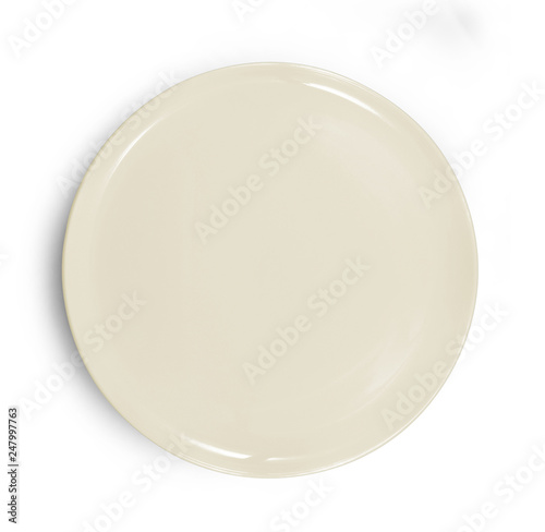 plate isolated on white background