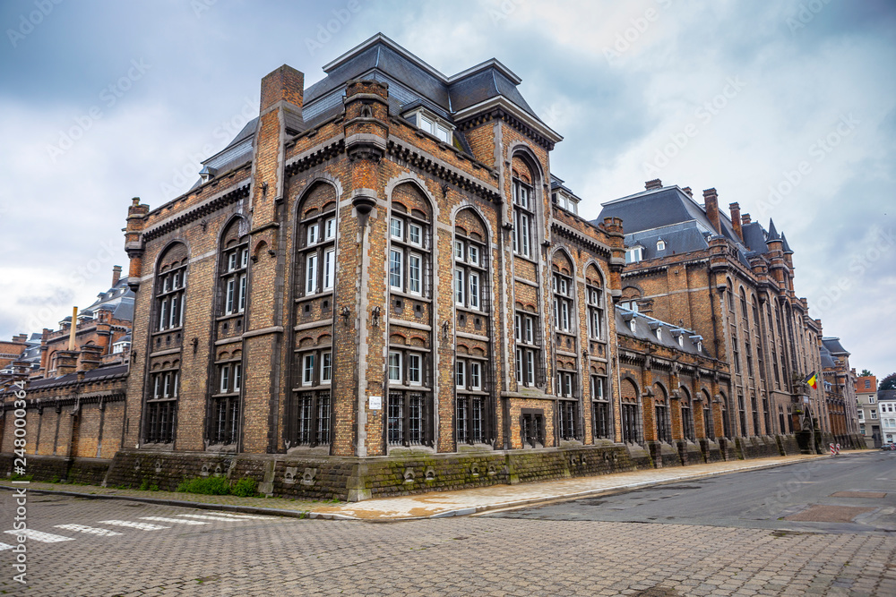 Historic buildings in the Gent city center, Belgium