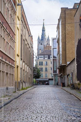 Historic buildings in the Gent city center, Belgium © Sergey Kelin