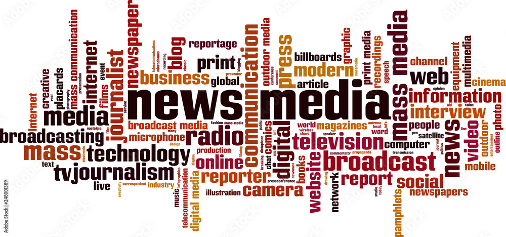 News media word cloud News media word cloud
