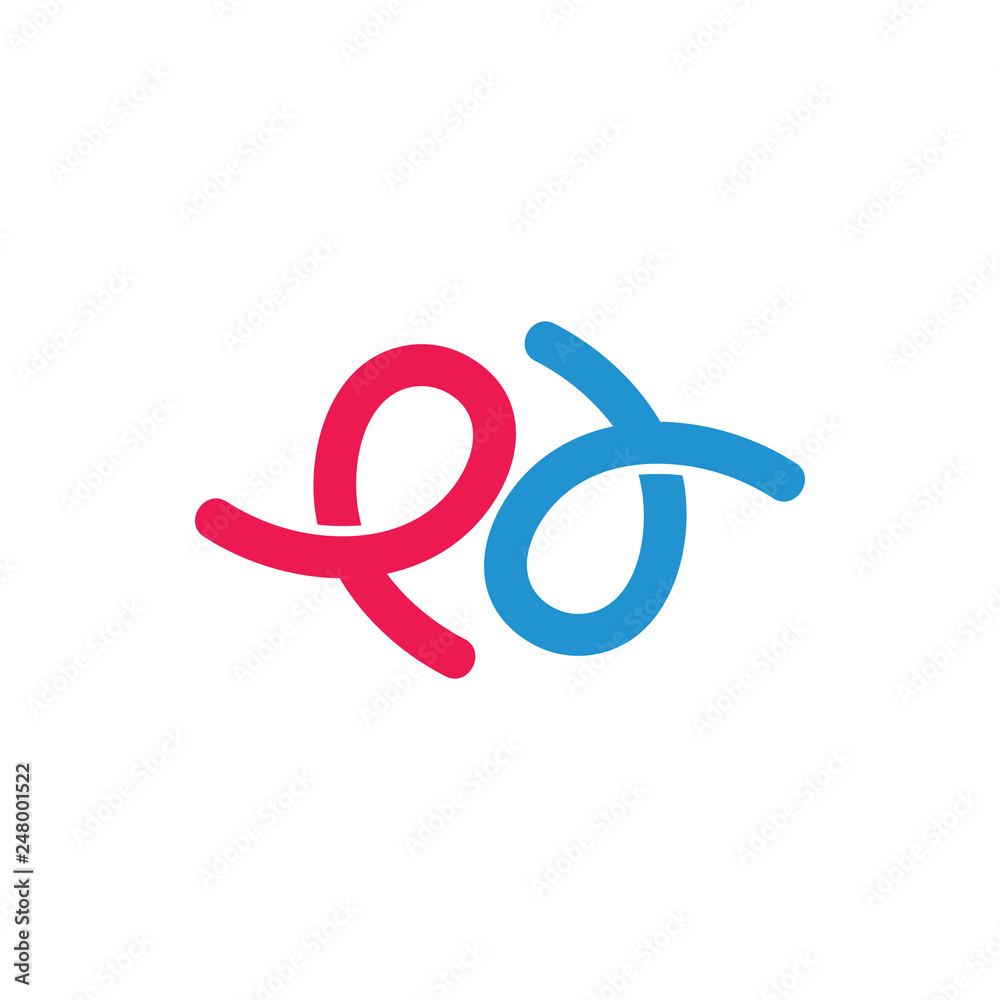 abstract letter pd symbol logo vector abstract letter pd symbol logo vector