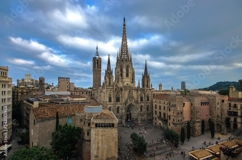 Gothic Barcelona Cathedral, Spain