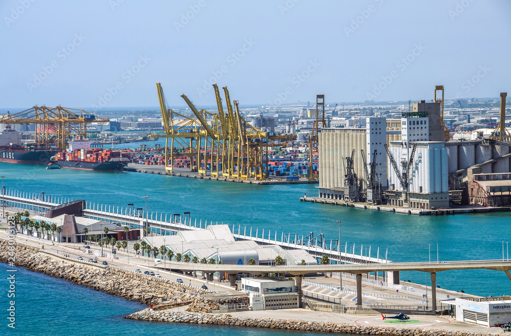 Industrial Port for freight transport
