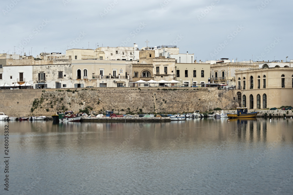 Fototapeta premium Italia Puglia Città di Gallipoli il borgo antico