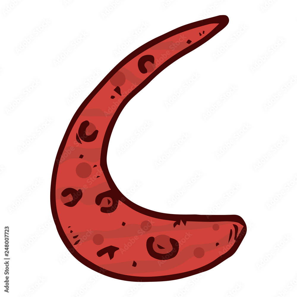 Red Moon icon. Vector illustration of a part of the moon, eclipse. Hand drawn part of the moon. Red Moon icon. Vector illustration of a part of the moon, eclipse. Hand drawn part of the moon.